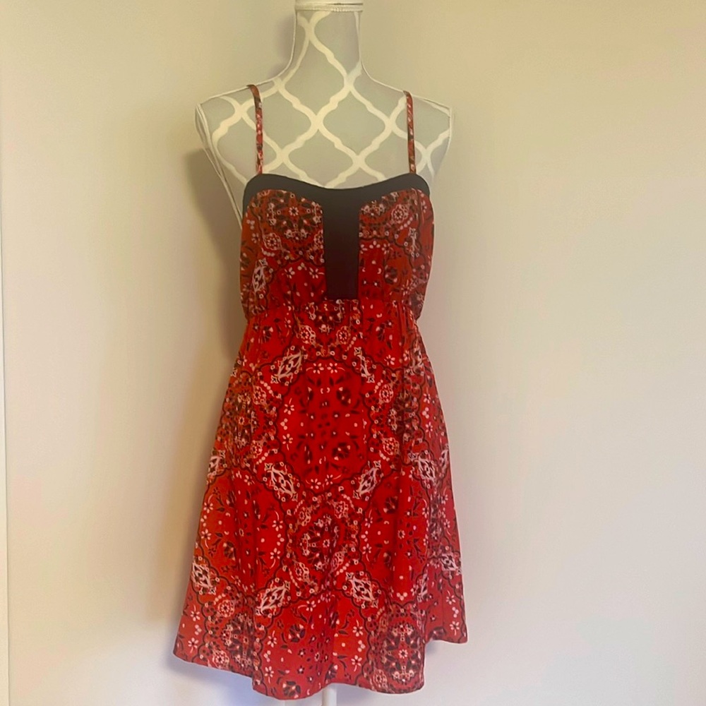 Casual but chick red summer dress
